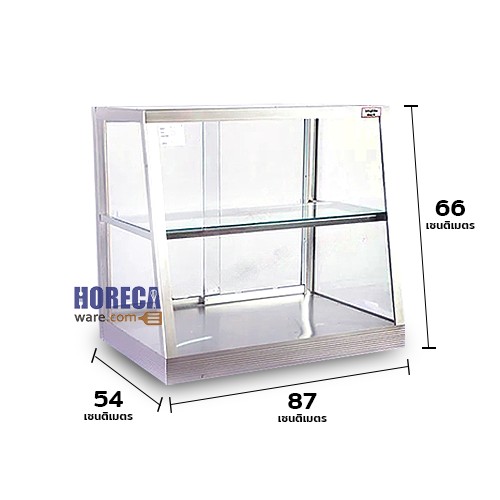 ตู้ข้าวแกง 90ซม. แบบกระจก ตราโกกิ