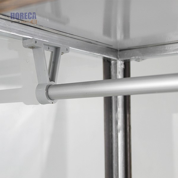 ตู้ก๋วยเตี๋ยวอลูมิเนียม 21 นิ้ว โครงลายไม้ ตราไลออน (งดจัดส่ง ปณ.)