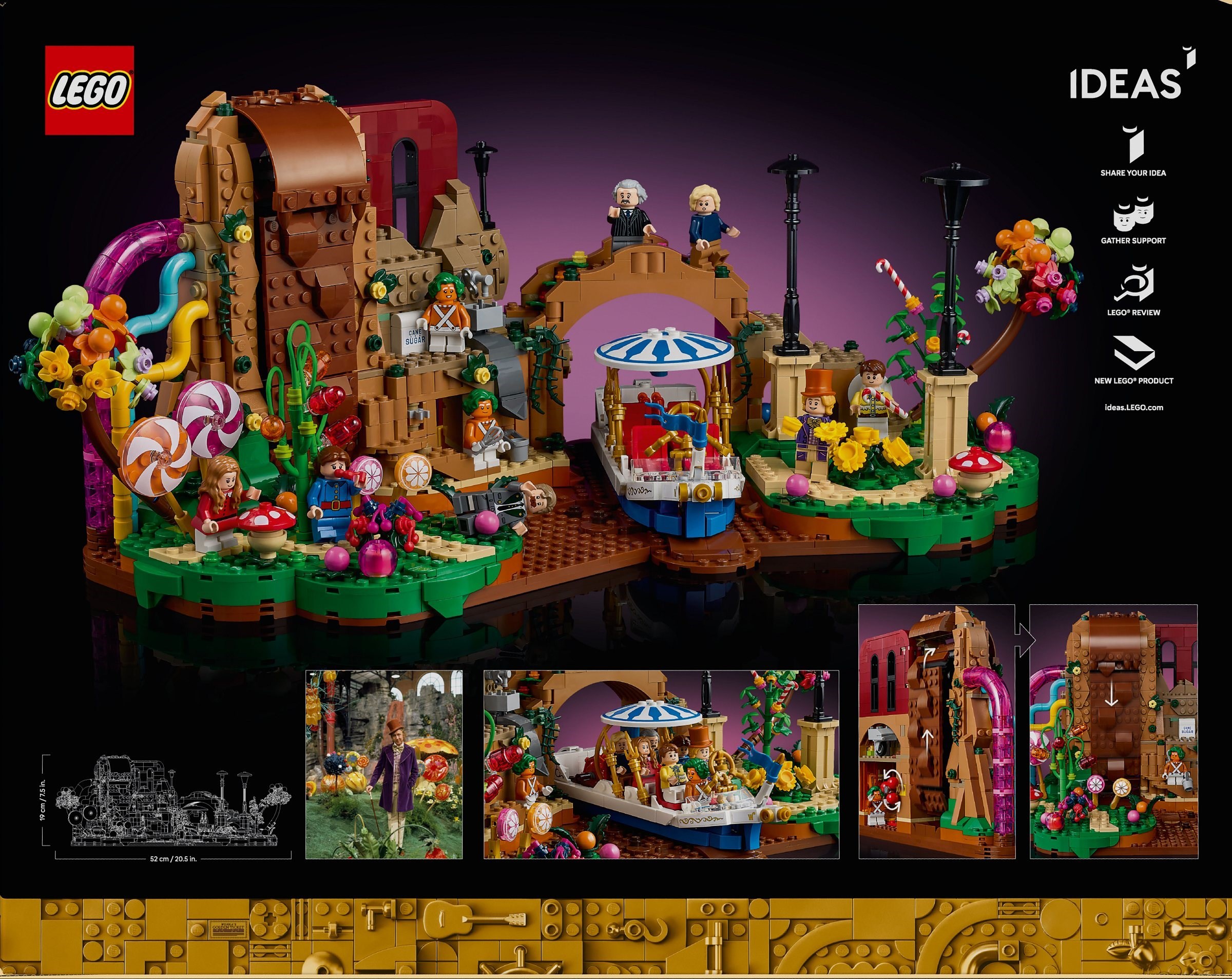 LEGO เลโก้ 21360 Willy Wonka & the Chocolate Factory
