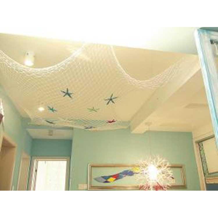 ตาข่ายตกแต่งเพาน ตาข่าย DIY ตาข่ายแขวนผนัง