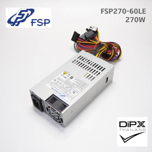 Power supply 1U FSP 270W (FSP270-60LE) 20+4pin, 4+4pin, 2molex, 2sata (New)