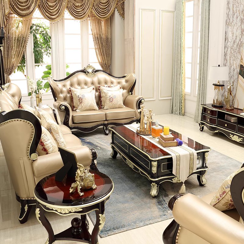 โซฟาหลุยส์ โซฟาหรู ชุดโซฟาหลุยส์ รุ่น Denia