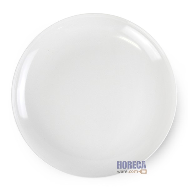 จานกลมใบบัว 10 นิ้ว สีขาว ตราเอสบี