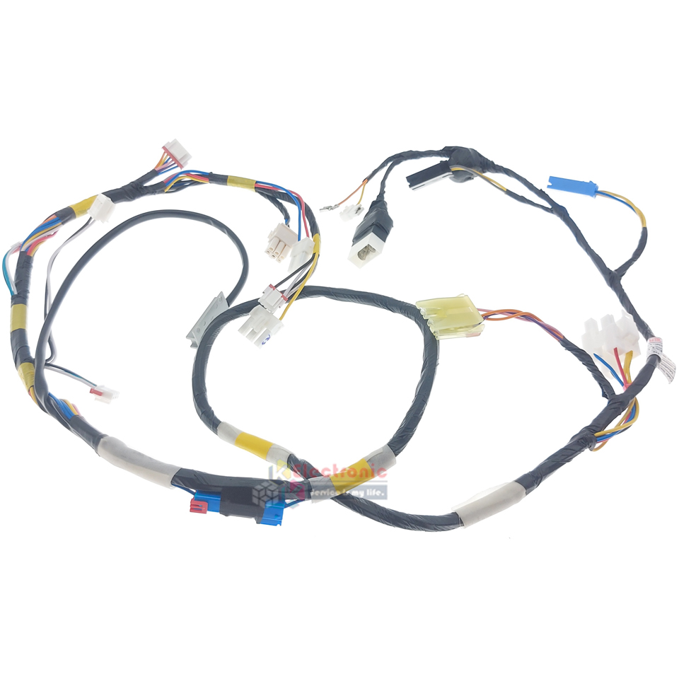ชุดสายไฟเครื่องซักผ้าSAMSUNG(ซัมซุง) สำหรับรุ่น WA85F5S3QRY/ST/WA10F5S3QRY/ST*อะไหล่แท้*ใช้ได้กับทุกรุ่นที่ระบุไว้_ชุดสายด้านบน