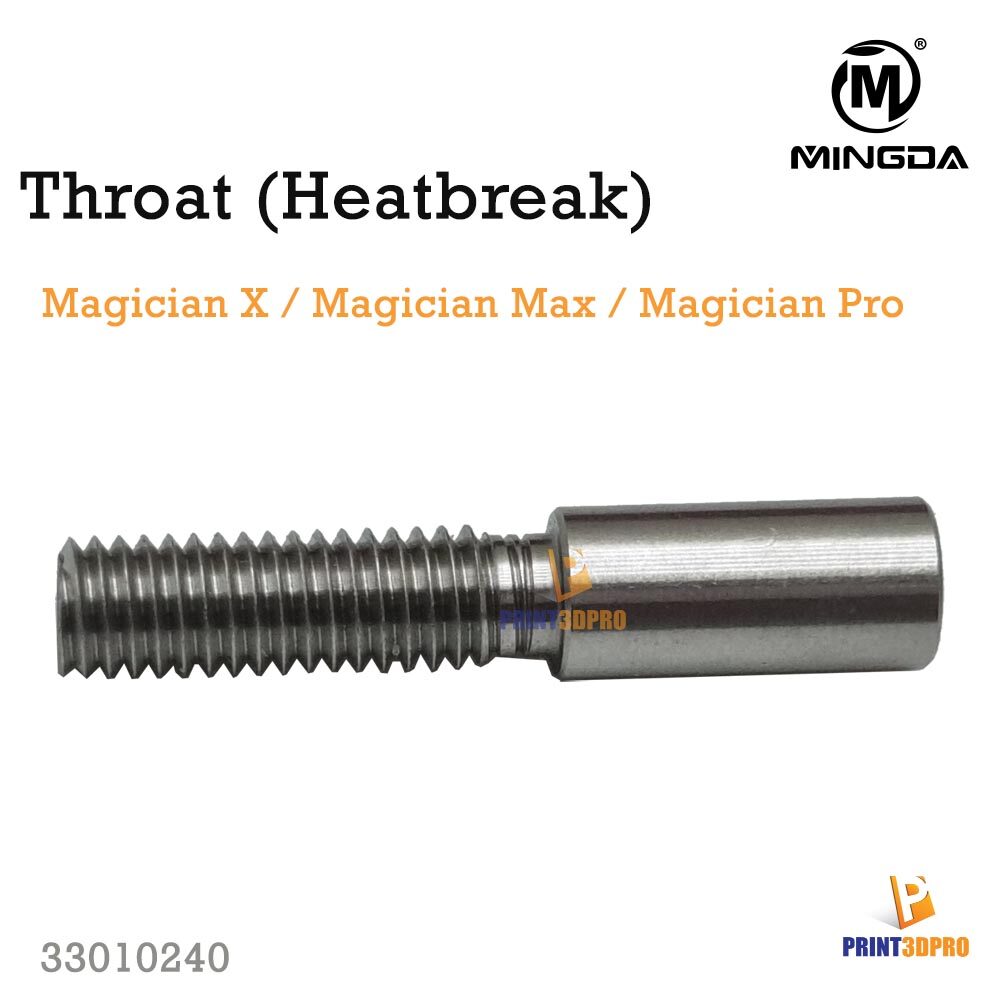 Mingda Part Throat ( Heatbreak ) For Magician X , Magician Max , Magician Pro 3D Printer Part
