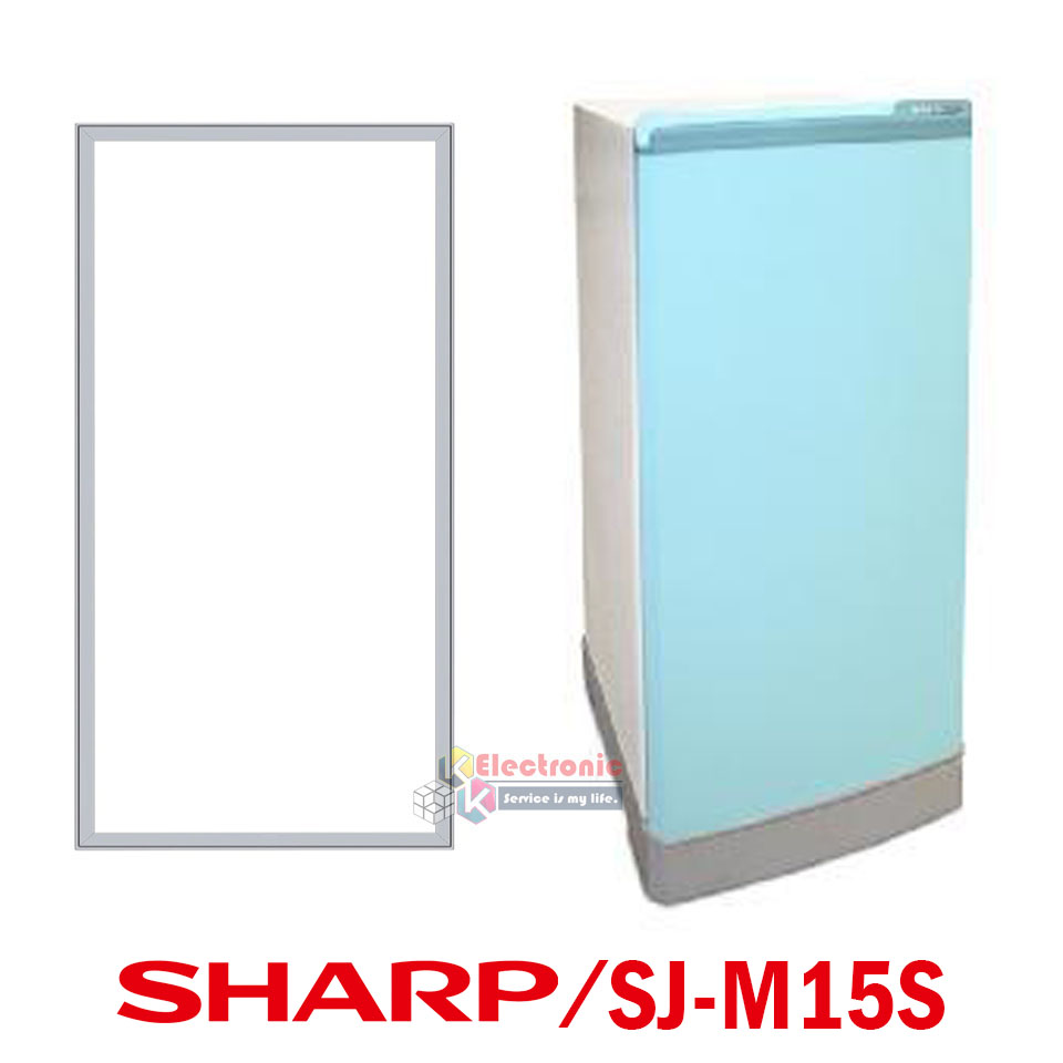 ขอบยางประตูตู้เย็น SHARP-(ชาร์ป)สำหรับรุ่น SJ-G15S/SJ-M15S/SJ-N15Sอะไหล่แท้ ใส่ง่าย ขนาด 50*90 เซนติเมตร
