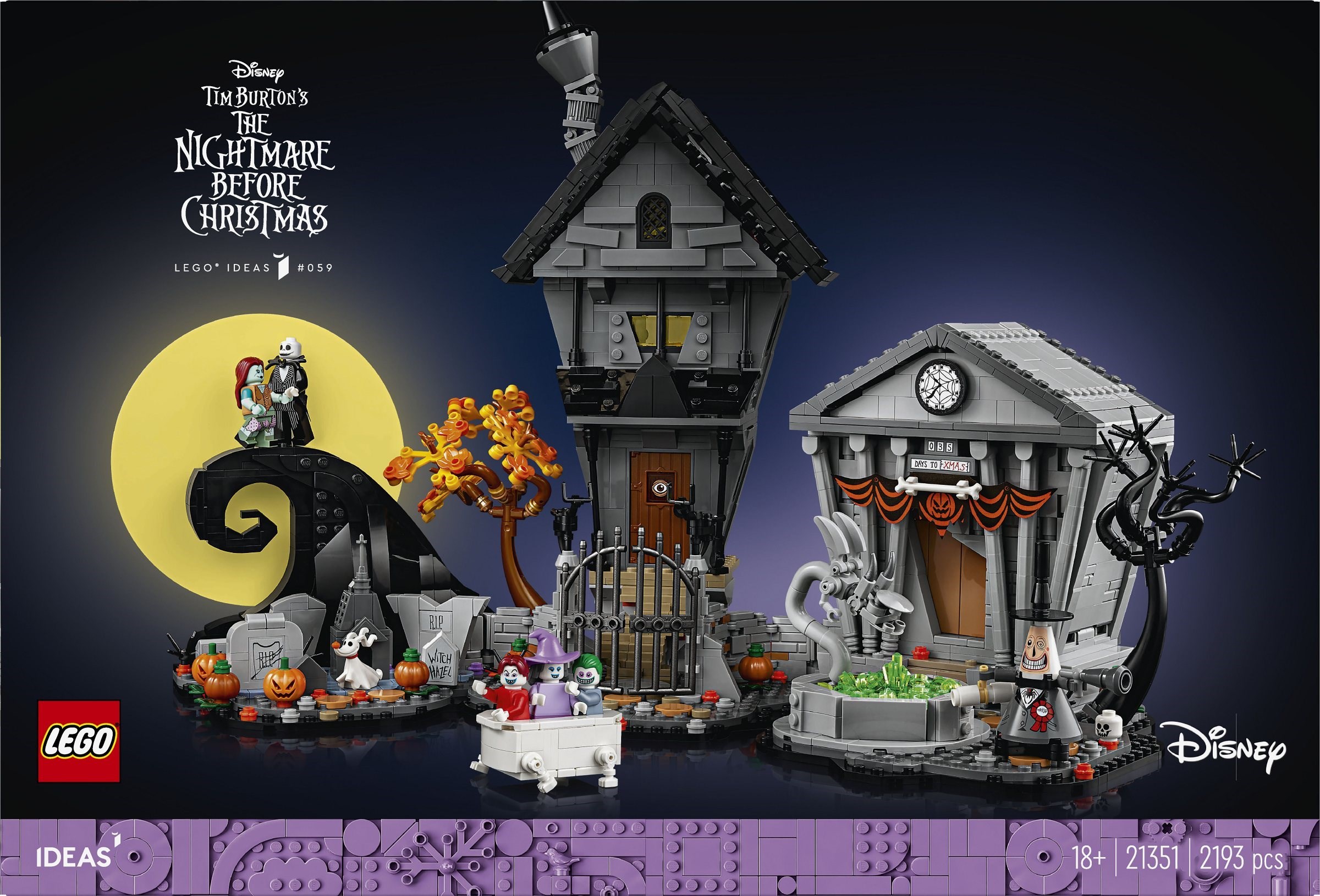 LEGO เลโก้ 21351 Disney Tim Burton's The Nightmare Before Christmas