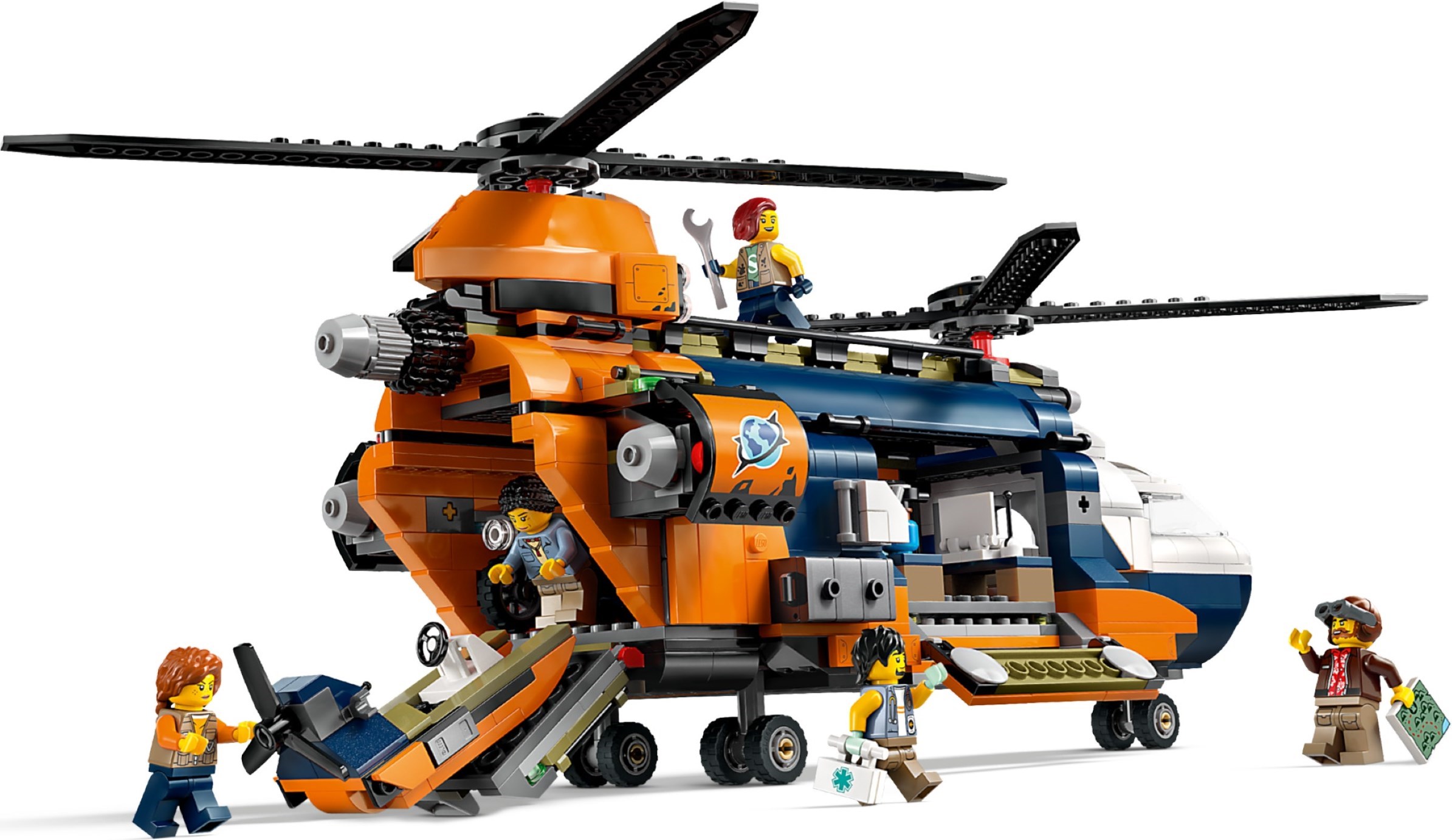 LEGO City เลโก้ 60437 Jungle Explorer Helicopter at Base Camp