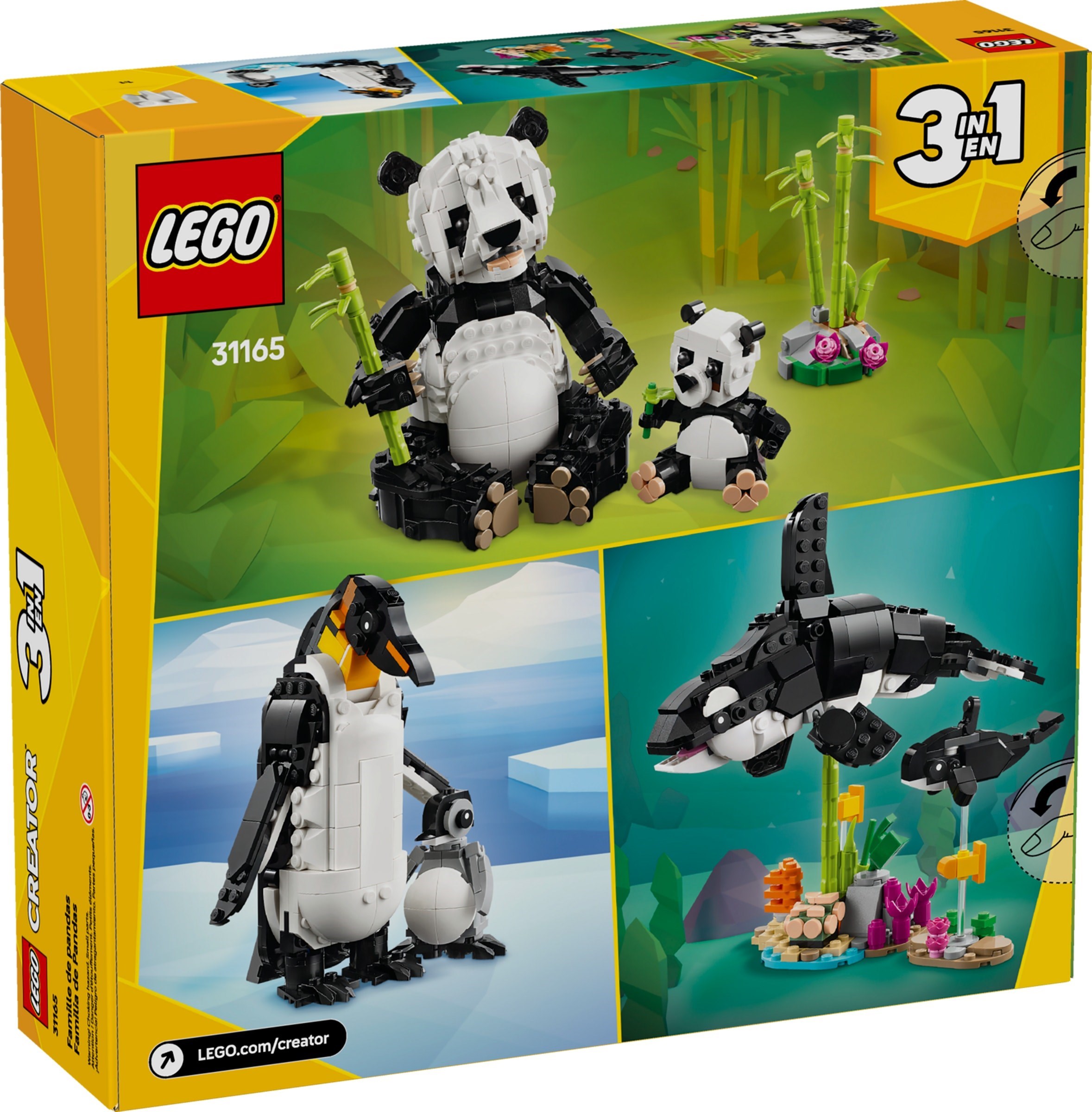 LEGO Creator เลโก้ 31165 Wild Animals: Panda Family