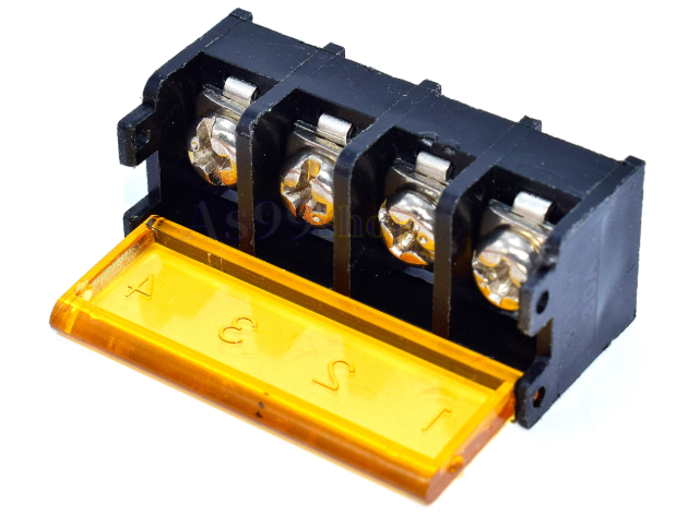 HB-9500-4P Terminal Block 300V 20A pitch 9.5mm Covered Connector