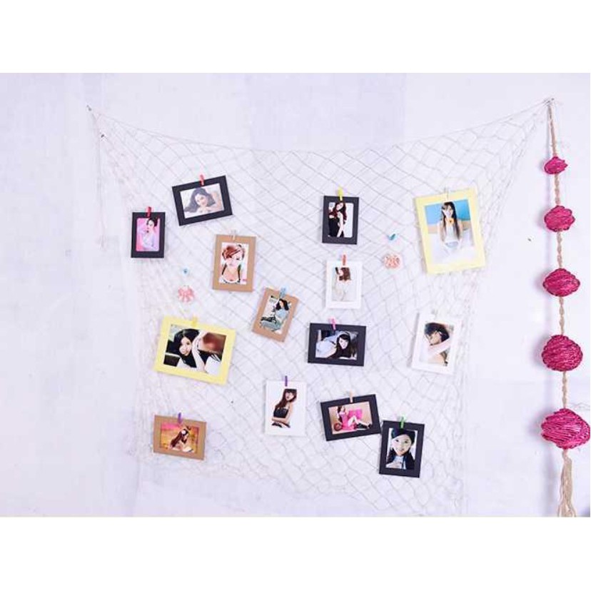 ตาข่ายตกแต่งเพาน ตาข่าย DIY ตาข่ายแขวนผนัง