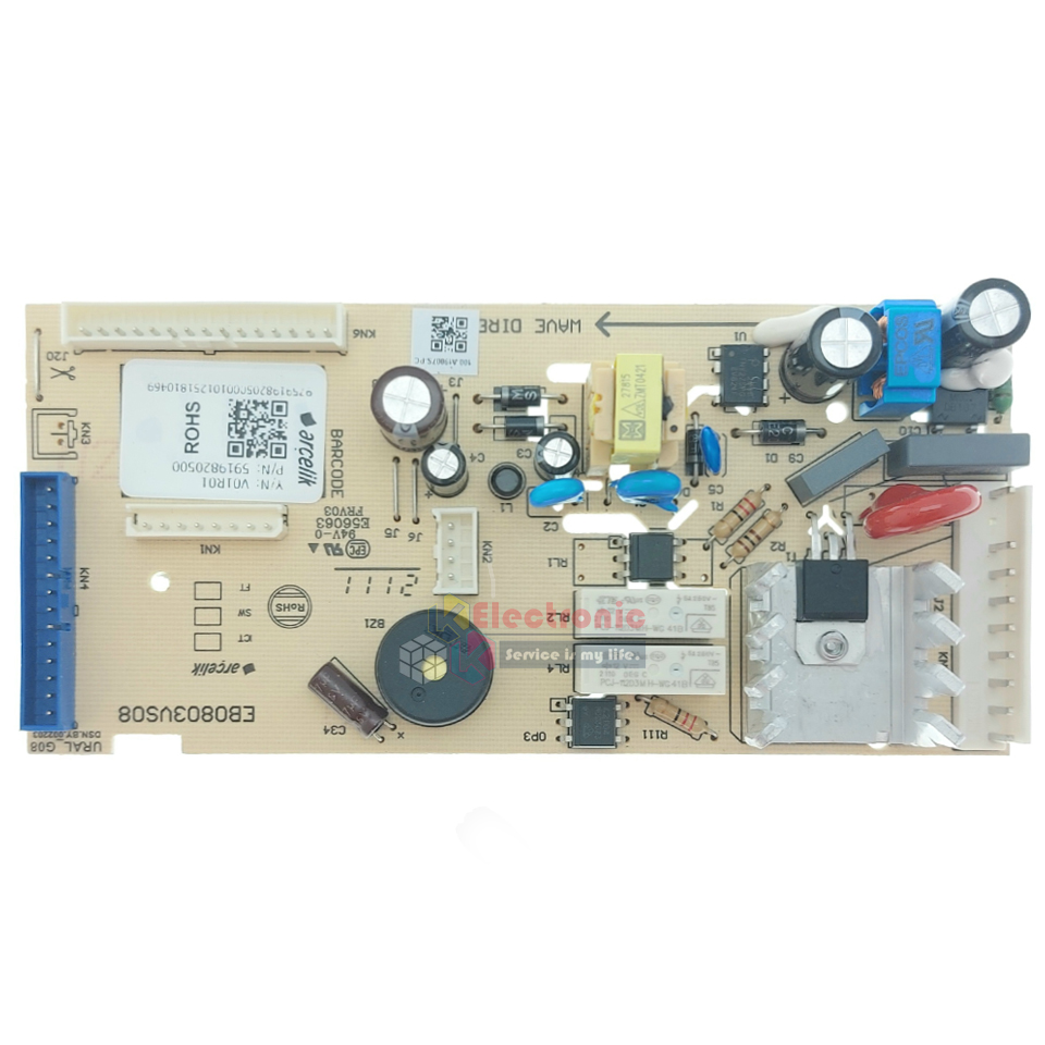 แผงตู้เย็น-BEKO/เบโค สำหรับรุ่น* RDNT270150ZP*อะไหล่แท้/บอร์ดตู้เย็น-BEKO/เบโค สำหรับรุ่น* RDNT270150ZP*อะไหล่แท้