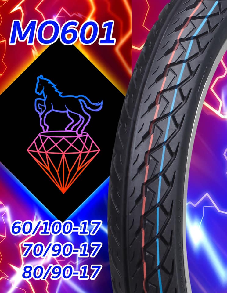 ยางนอก 2.25-17 PKT 60/100-17 MO601