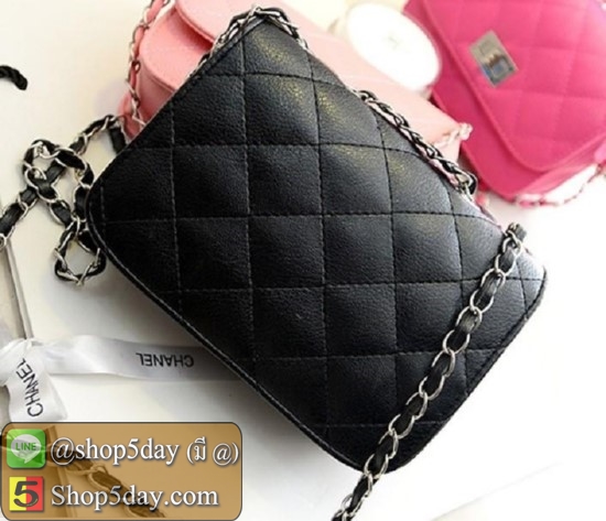 กระเป๋าแฟชั่น 2018 สีสันสดใสน่ารัก (ชมพูพีช)