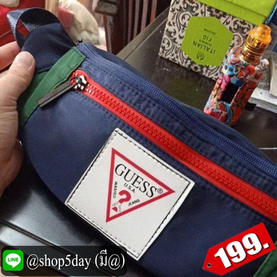 ♨️ กระเป๋าคาดอก-เอว GUESS งานป้าย ผ้าลื่น (2020)