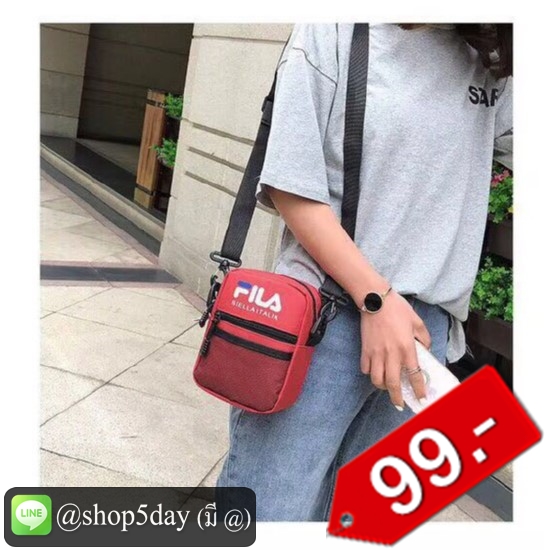 🔥กระเป๋าแฟชั่น สะพายข้าง Fila ฟิล่า No.flla Xin001