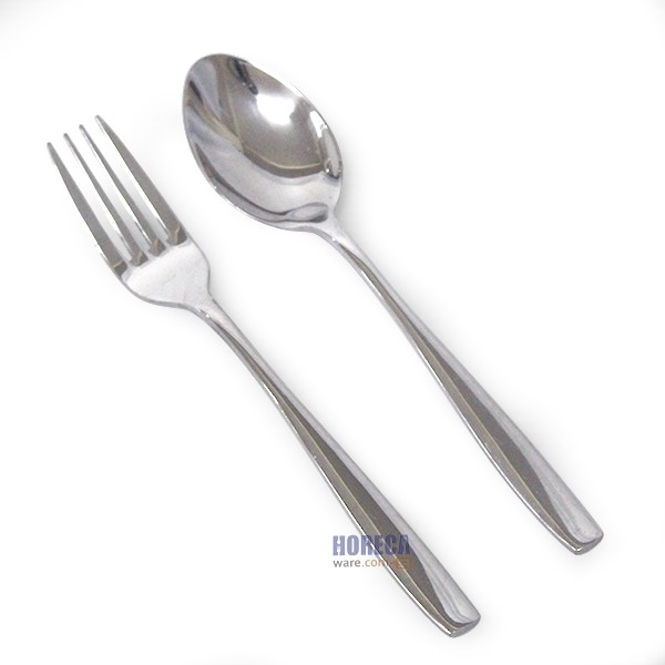 [พรีเมี่ยมลายตัด] ชุดช้อนส้อม แพ็ค 6ชิ้น โกโก