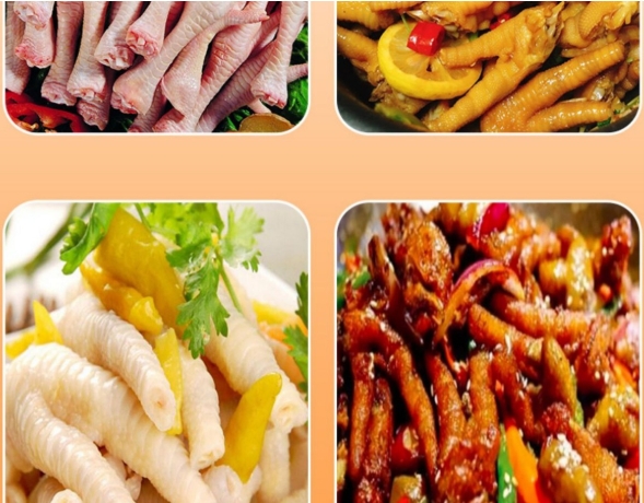 เครื่องตัดเล็บเท้าไก่พริกดอง เครื่องตัดเล็บเท้าไก่แบบรวดเร็ว เครื่องตัดเล็บไก่ อุปกรณ์แปรรูปเท้าไก่เชิงพาณิชย์แบบสถานีคู่