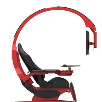 เก้าอี้เกมมิ่ง T7 Ingrima Coding Pod, Gaming Space Pod, Gaming Cockpit, Computer Cockpit