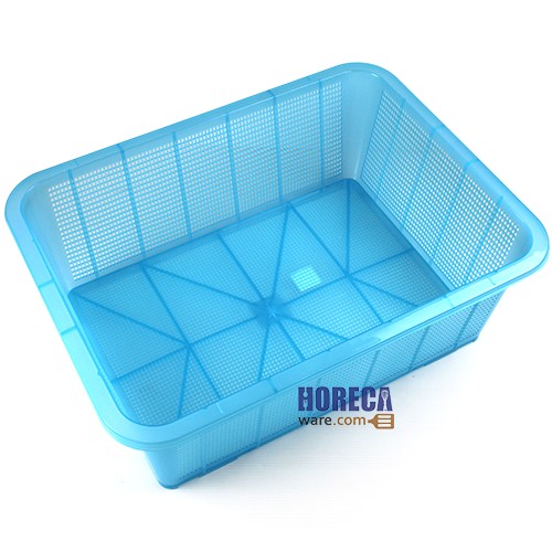 ตะแกรงเหลี่ยมใหญ่ ล้างผัก ขนาด 47 ซม. ตราสหเมธี