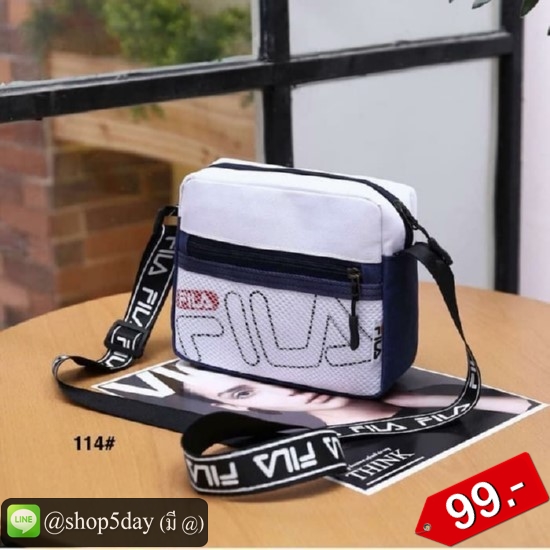 🔥กระเป๋าแฟชั่น สะพายข้าง Fila ฟิล่า No.flla 99-B