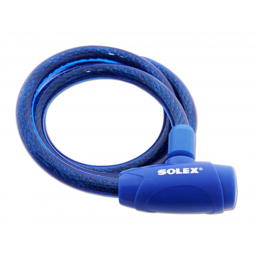 SOLEX รุ่น 3310,3315 เคเบิ้ลล็อค หมวกกันน๊อค ใช้ล็อครถมอเตอร์ไซค์ ล็อครถจักรยาน ล็อคประตู