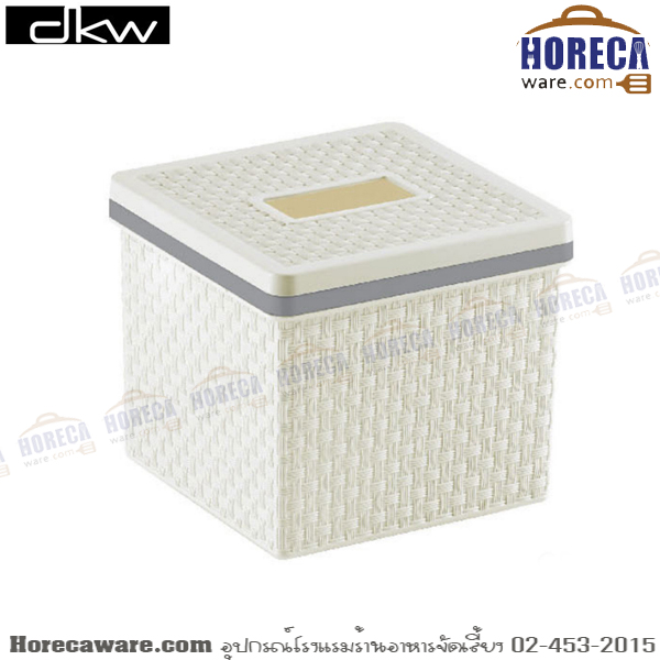 Tissue box, small woven pattern, Daikyowa cream color [da-hh-3016]
