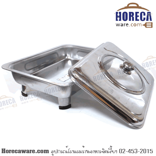 Buffet food pan 30x40 cm, glass cover, Kogo [gg-el-40 * 30]