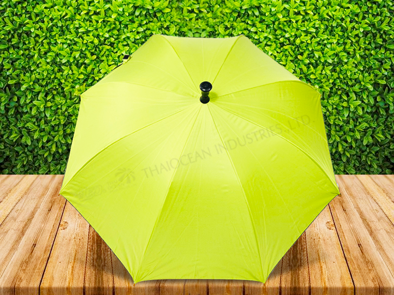 Leo ร่มยาวสปริงไม้เท้า ปลายกันลื่น ผ้า black uv กันรังสียูวี 99% ขนาด 24 นิ้ว