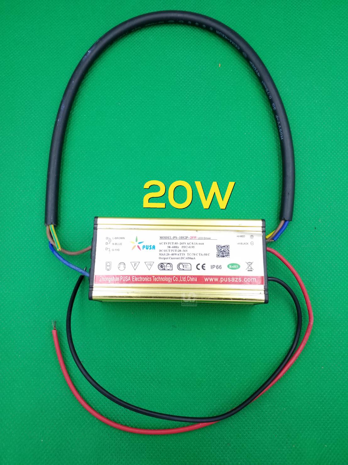 LED Driver 20W AC85-265V to DC 28-36V 650mA PFC>0.95 Constant Current โมดูลขับหลอดไฟแอลอีดี กระแสคงที่ ของใหม่ สภาพเก่า