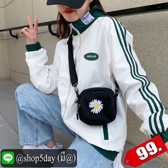 ♨️ กระเป๋าสะพาย ผ้าลายดอกไม้ แฟชั่น