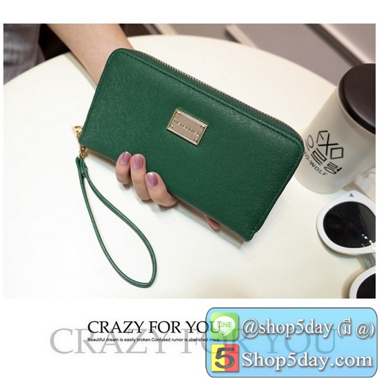 กระเป๋าสตางค์ แฟชั่น กระเป๋าตังหนังใบยาว