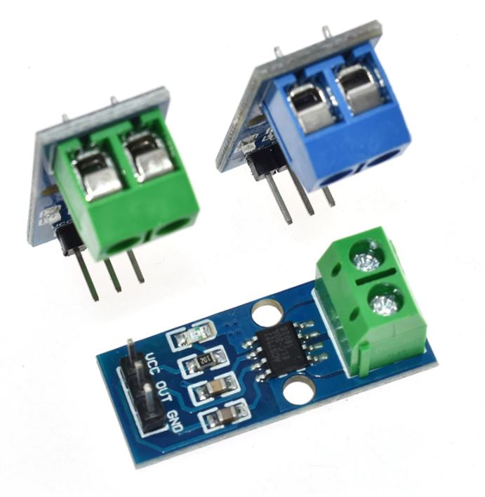 โมดูลวัดกระแส ACS712 Range 5A Hall current sensor module DC and AC
