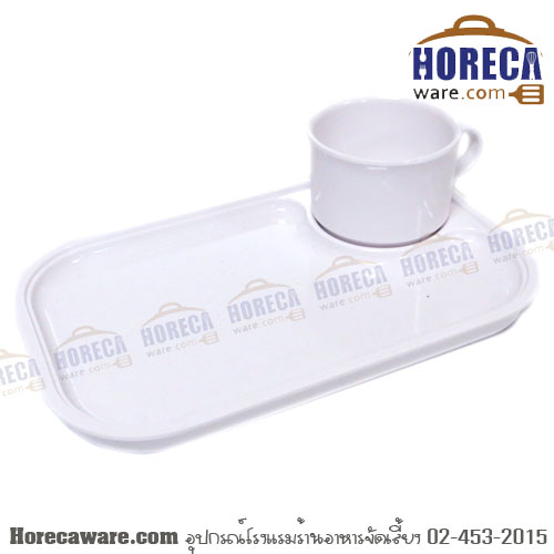 Snack set with coffee cups Flowerware [fl-ct7001-10]