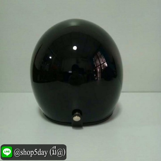 🔥AVEX หมวกกันน็อควินเทจคลาสสิค ราคาถูก รุ่น LB สีดำเงา คิ้วดำ ผ้าดำ พร้อมแว่น BUBBLE สีใส