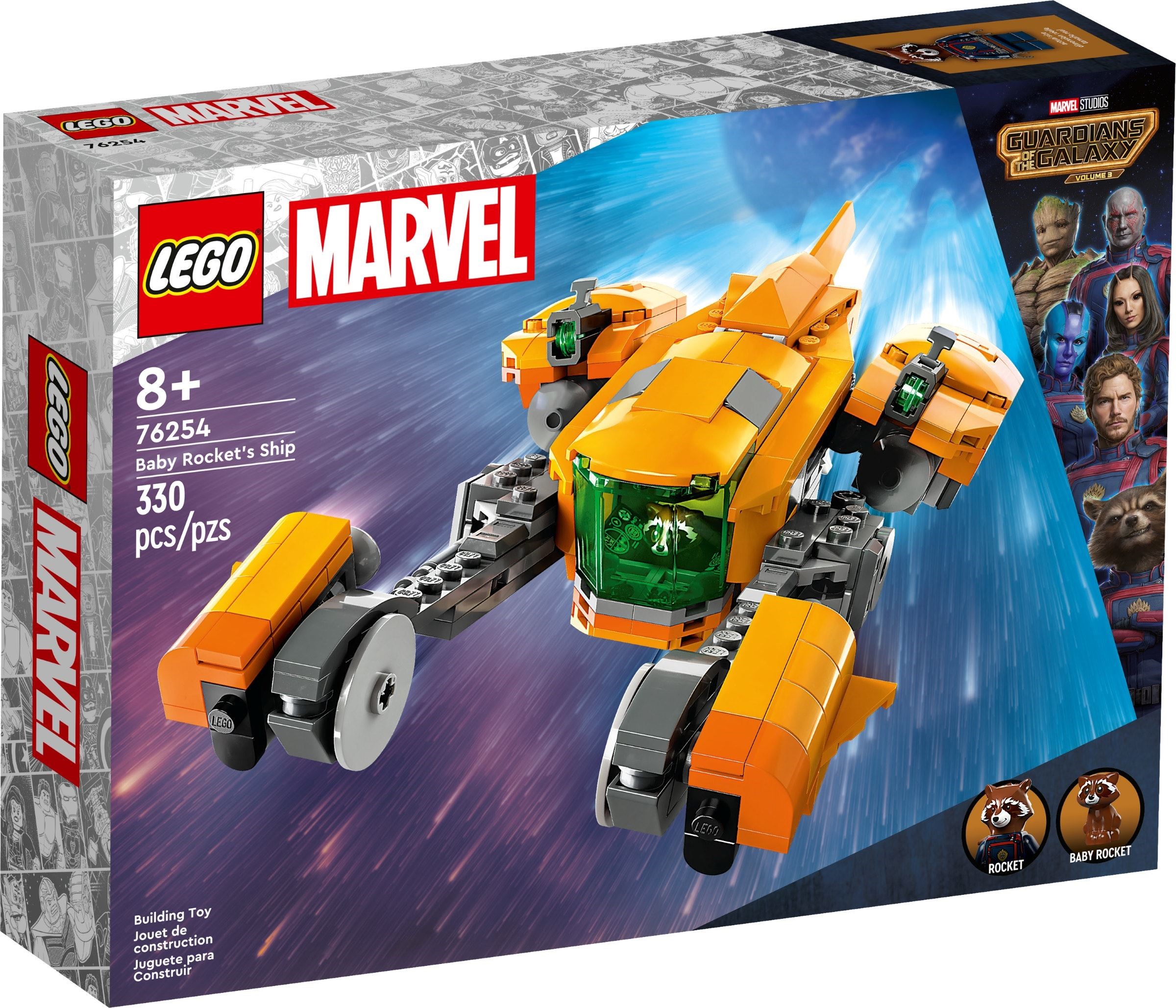 LEGO เลโก้ Super Heroes Marvel 76254 Baby Rocket's Ship