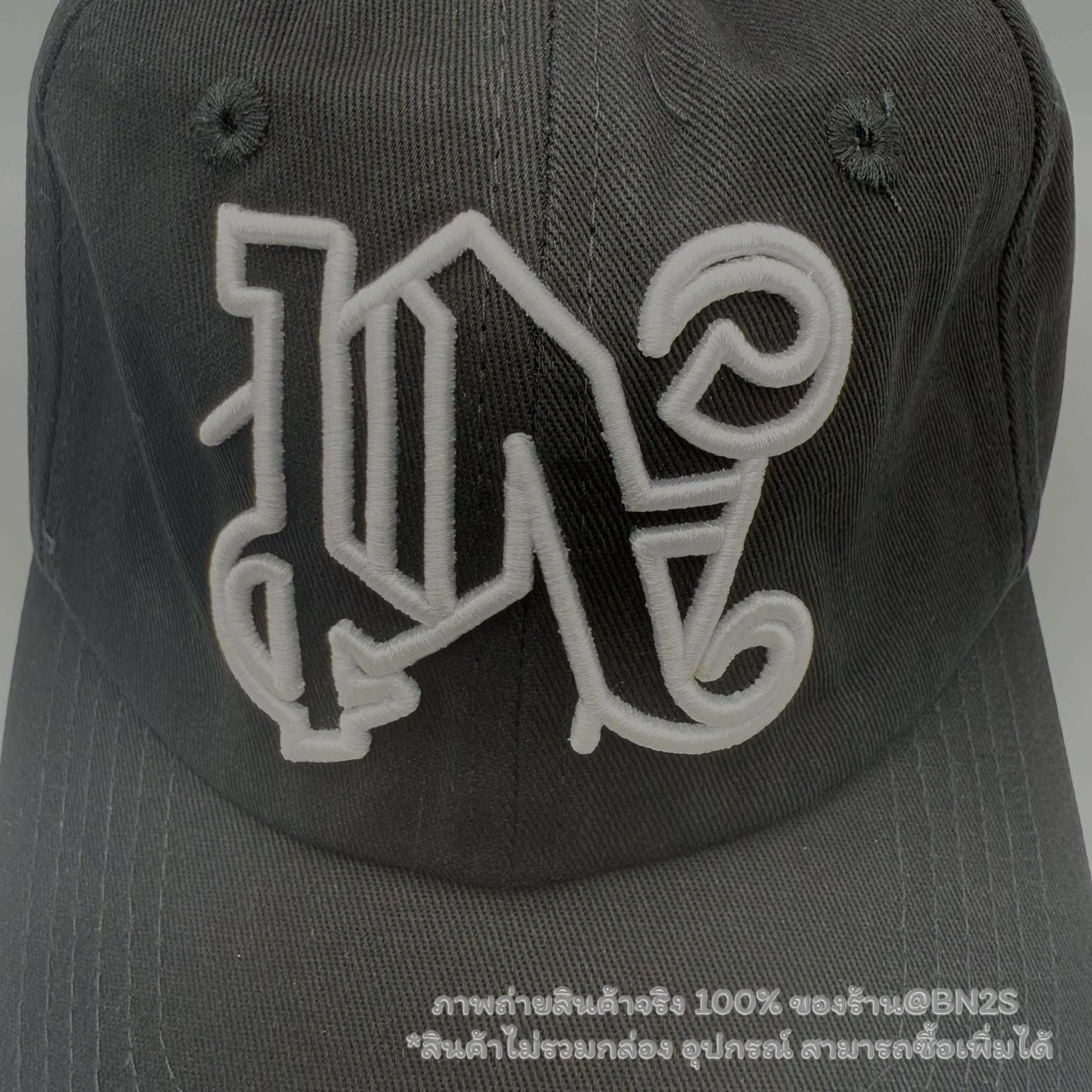Palm Angles MONOGRAM CAP หมวกแก็ปผู้ชาย ปักลายโลโก้ ปาล์ม แองเจิ้ล สีดำ งานสวย พร้อมส่งในไทย ไม่มีกล่อง อุปกรณ์