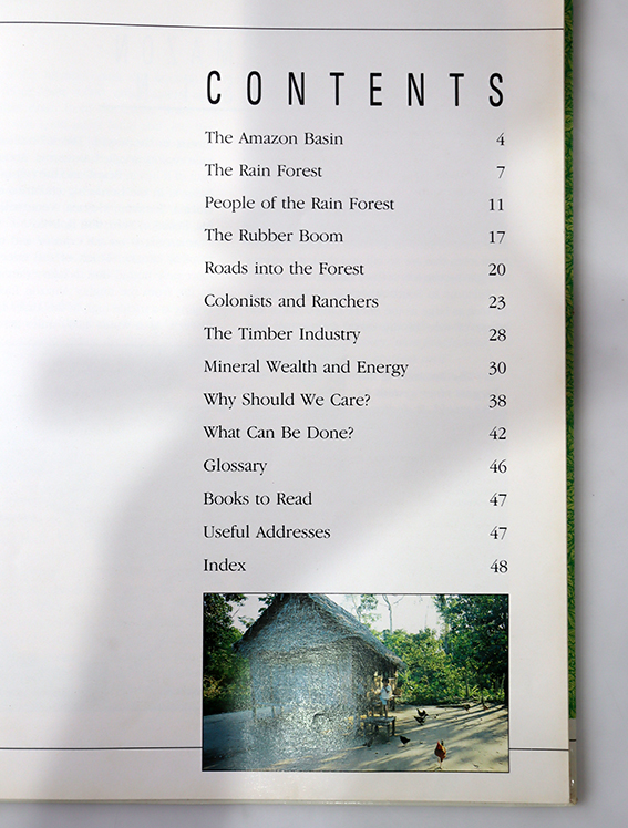 The Amazon rain forest and its poeple