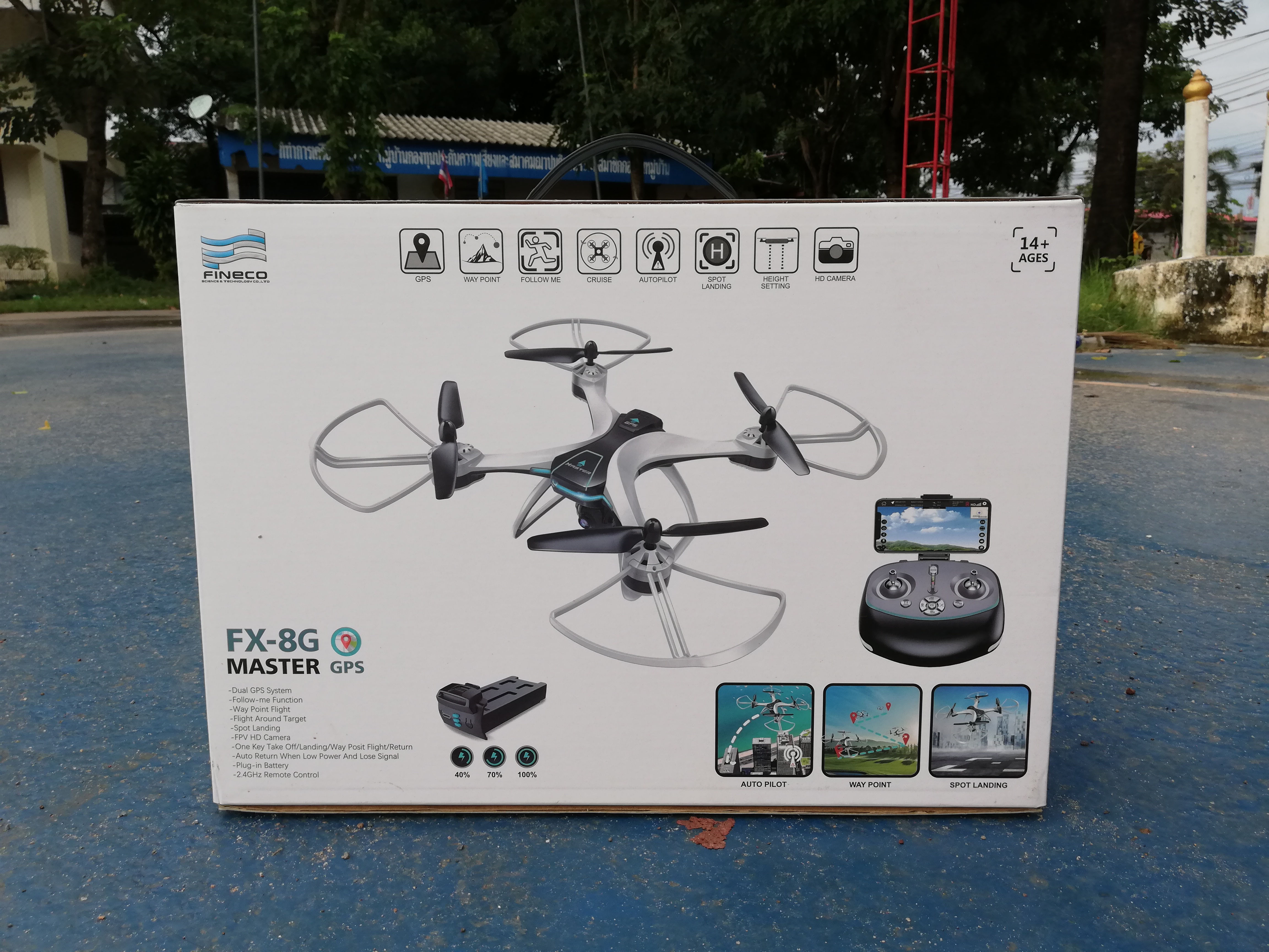 FX-8G GPS 5G WiFi FPV พร้อม กล้อง/ 1080P HD