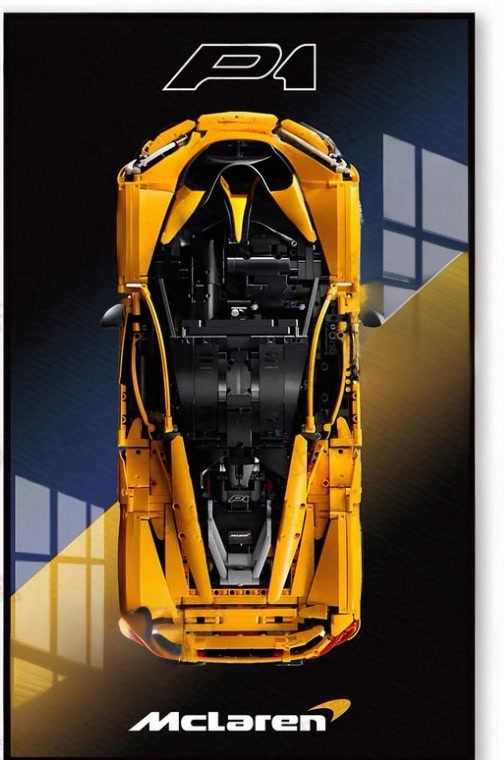 Display frame สำหรับ LEGO เลโก้ 42172 Technic McLaren P1