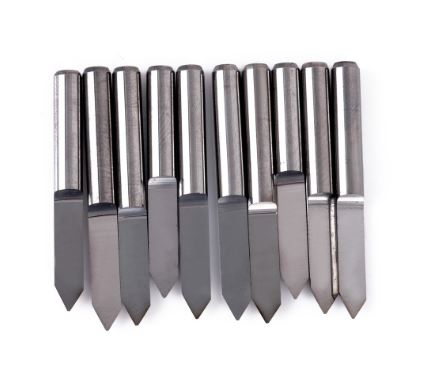 ดอกกัด Carbide PCB Board 60Degree 0.1mm Engraving Bits CNC Router Tool V-shape Diameter 3.175mm
