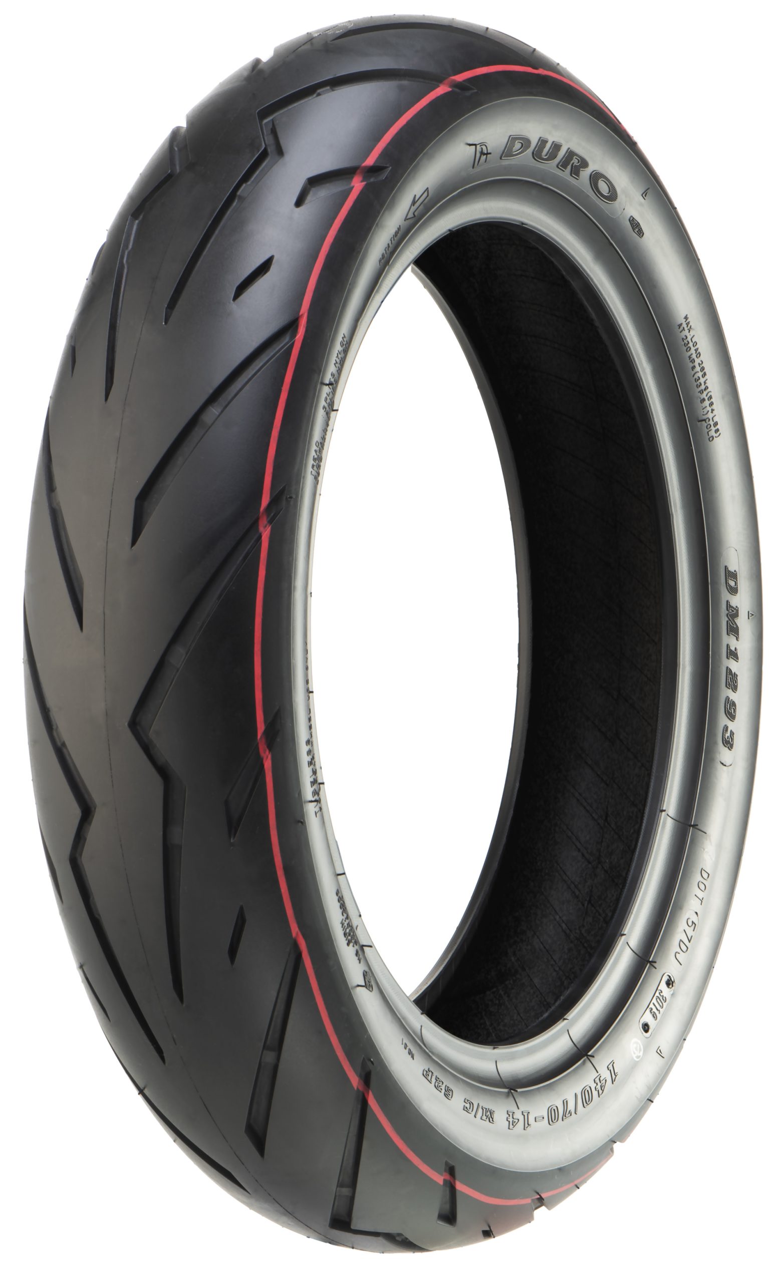 ยางนอก 140/70-14 DURO DM1293 TL (ยางเรเดียล), ยางนอก AEROX, FORZA 300 ล้อหลัง