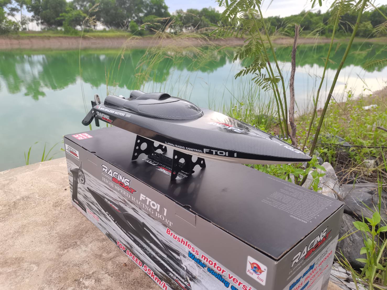 เรือบังคับวิทยุ FeiLun FT011 RC Boat 2.4G High Speed Brushless Motor