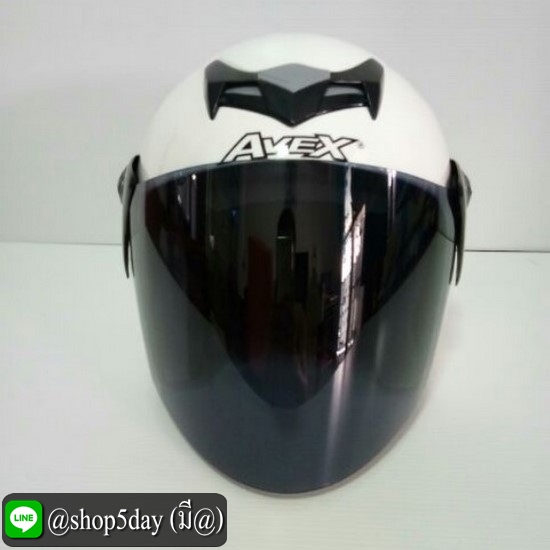 🔥หมวกกันน็อค scorpion สีขาว