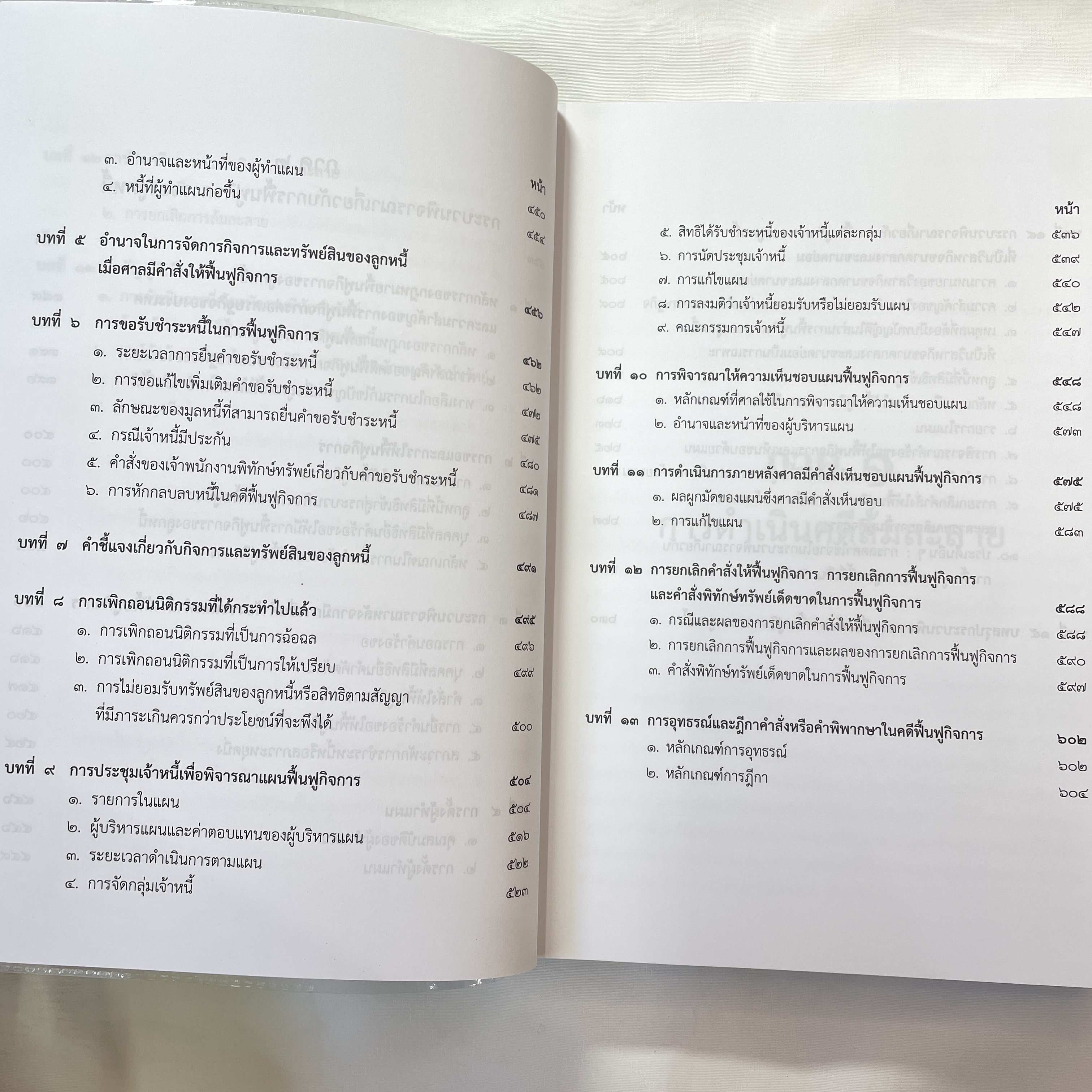 (ตำหนิ) อธิบายกฎหมายล้มละลาย (ชีพ จุลมนต์,ดร.กนก)[การดำเนินคดีล้มละลาย -กระบวนพิจารณาการฟื้นฟูกิจการ]