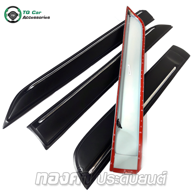 คิ้วกันกระแทก สีดำด้าน /ชุบ Ford Ranger 2012 -2015