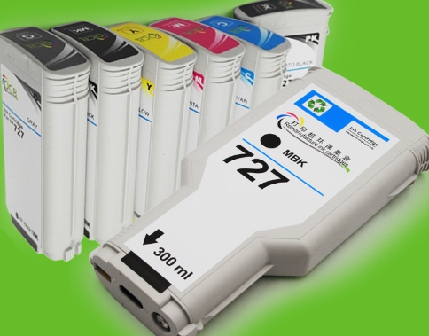 หมึกHP 727 130-ml Gray DesignJet Ink Cartridgeเทียบเท่า