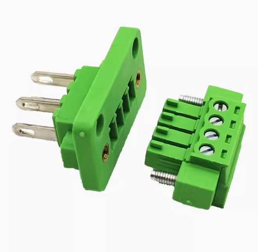Wall plug-in terminals 15EDGWB-3.81MM 8Pin with flange ears (Wall socket + plug)