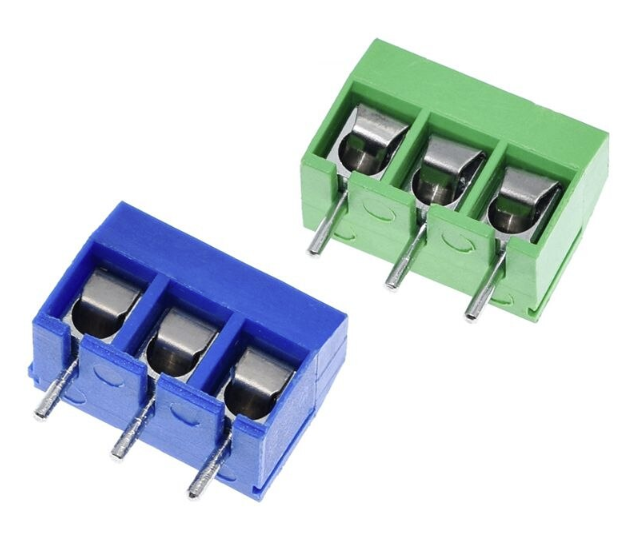 Terminal Block 3Pin Pitch 5.08mm KF301 ฺblue color Screw Terminal Block Connector 3 Pin