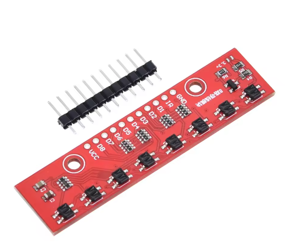 TZT Infrared Tracking Module Sensor Detection Module DIY For Arduino 8-Channel Infrared Detector Hunt Module 8bit Sensor Module